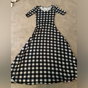 Buffalo plaid Lularoe dress size S